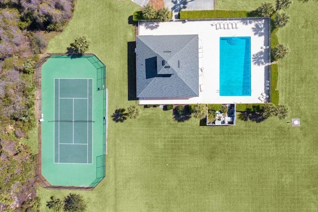 1021 Windward Way, Saint Augustine, FL 32080 - aerial view of a pool