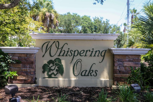 123 Whispering Oaks Cir, Saint Augustine, FL 32080 - view of community / neighborhood sign