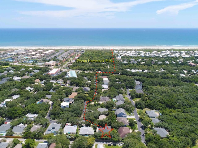 123 Whispering Oaks Cir, Saint Augustine, FL 32080 - bird's eye view with a beach view and a water view