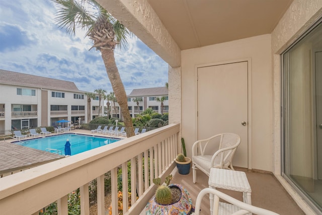 8130 A1A S H12, Saint Augustine, FL 32080 - balcony with view of pool and a residential view