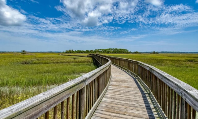 view of property's community with a rural view