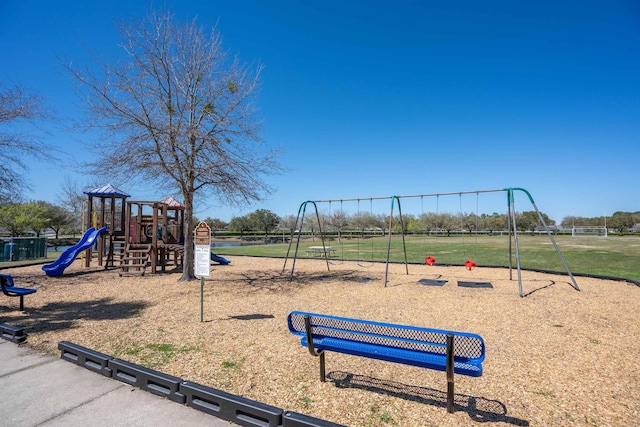 view of community playground