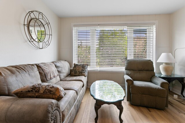 85 N Saint Augustine Blvd Unit 1, Saint Augustine, FL 32080 - living area featuring light wood finished floors and healthy amount of natural light