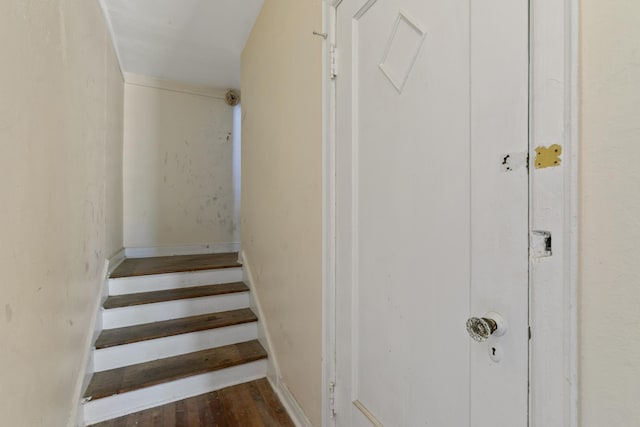 85 N Saint Augustine Blvd Unit 1, Saint Augustine, FL 32080 - staircase with wood finished floors