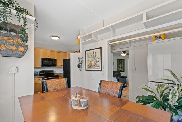 85 N Saint Augustine Blvd Unit 1, Saint Augustine, FL 32080 - dining room featuring ceiling fan