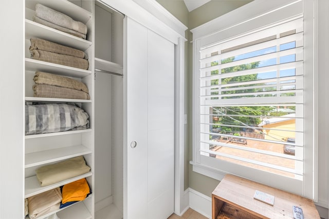 view of closet