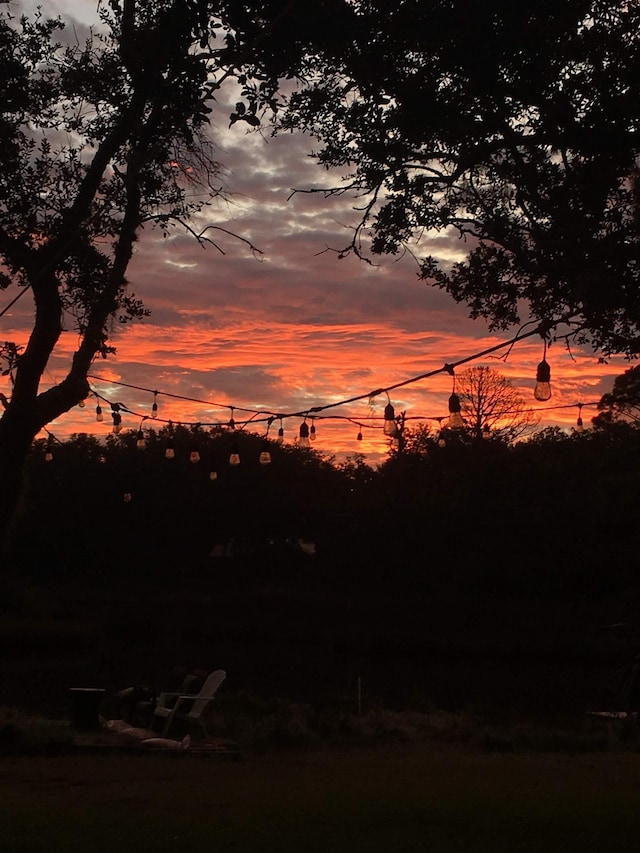 view of nature at dusk