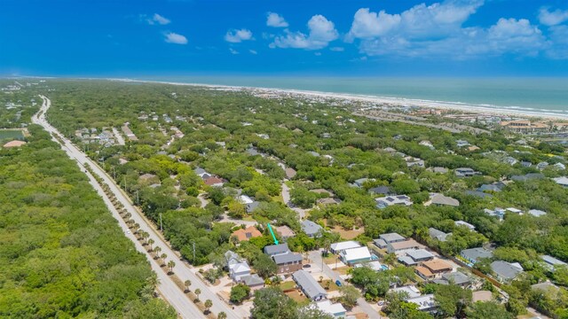 2 Lisbon St, Saint Augustine, FL 32080 - view from above of property with a heavily wooded area
