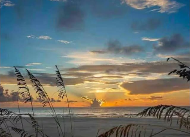 880 A1A Beach Blvd, Saint Augustine Beach, FL 32080 - property view of water with a beach view