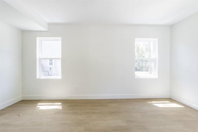962 Alexander St, Saint Augustine, FL 32084 - spare room featuring baseboards and light wood-style floors