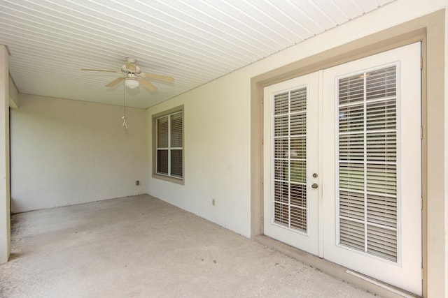 902 Heron Point Cir, Deland, FL 32724 - view of patio featuring ceiling fan