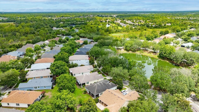 902 Heron Point Cir, Deland, FL 32724 - aerial perspective of suburban area with a nearby body of water and a heavily wooded area