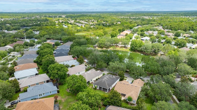 902 Heron Point Cir, Deland, FL 32724 - aerial perspective of suburban area featuring a heavily wooded area