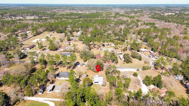11519 W Confederate Dr, Glen Saint Mary, FL 32040 - birds eye view of property with a forest view