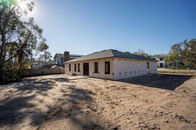 view of side of property