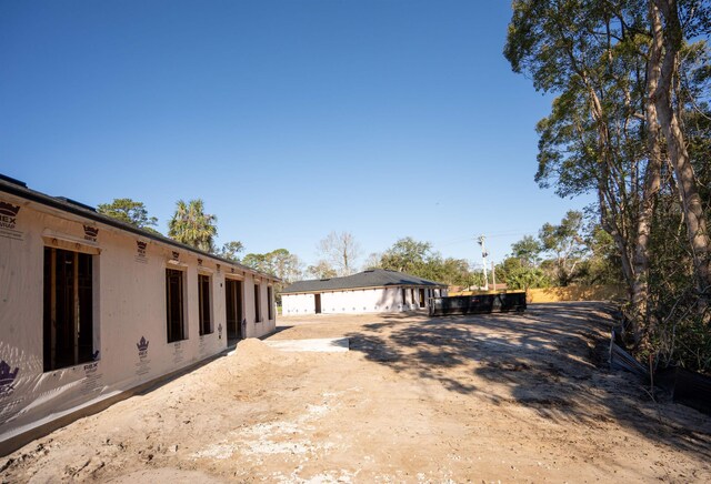 view of horse barn