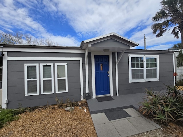 view of front of home