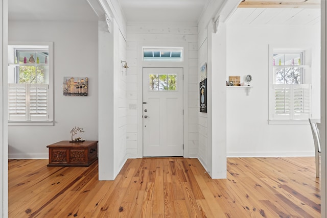146 Istoria Dr, Saint Augustine, FL 32095 - entryway featuring baseboards and light wood-type flooring