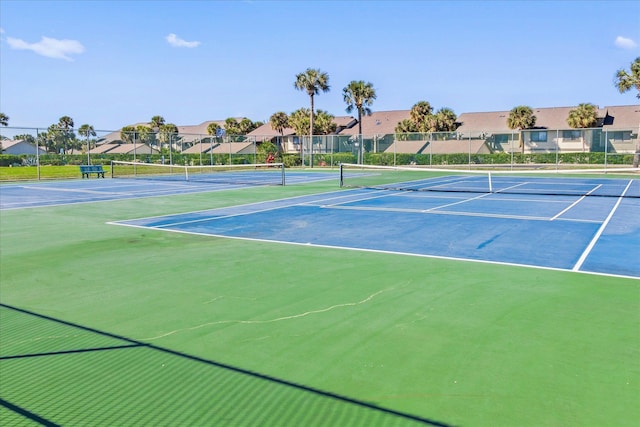 4670 A1A S Unit 1404, Saint Augustine, FL 32080 - view of tennis court with a residential view
