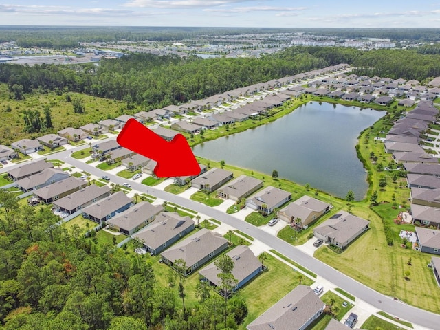 100 Dove Tree Ln, Saint Augustine, FL 32095 - aerial view of residential area featuring a large body of water