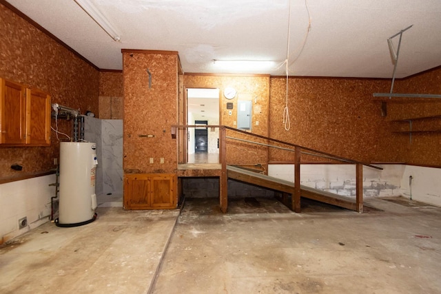 132 Southwind Cir, Saint Augustine, FL 32080 - basement with water heater and electric panel