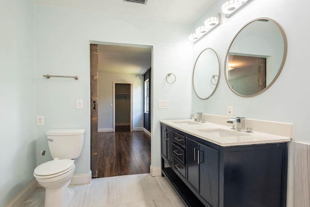 132 Southwind Cir, Saint Augustine, FL 32080 - full bath with baseboards and double vanity