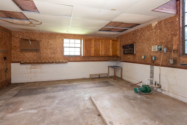 132 Southwind Cir, Saint Augustine, FL 32080 - below grade area with a drop ceiling