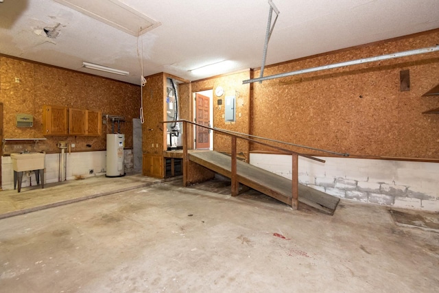 132 Southwind Cir, Saint Augustine, FL 32080 - garage featuring water heater and electric panel
