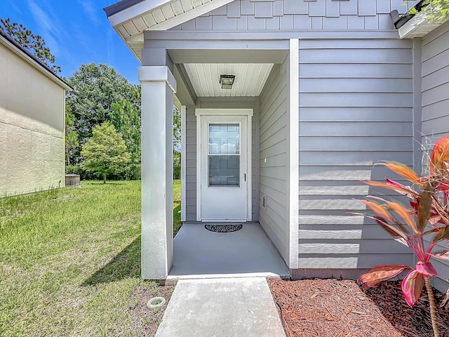 348 Ashby Landing Way, Saint Augustine, FL 32086 - property entrance with a yard