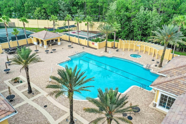 501 Olympic Cir, Saint Augustine, FL 32092 - community pool with a patio area