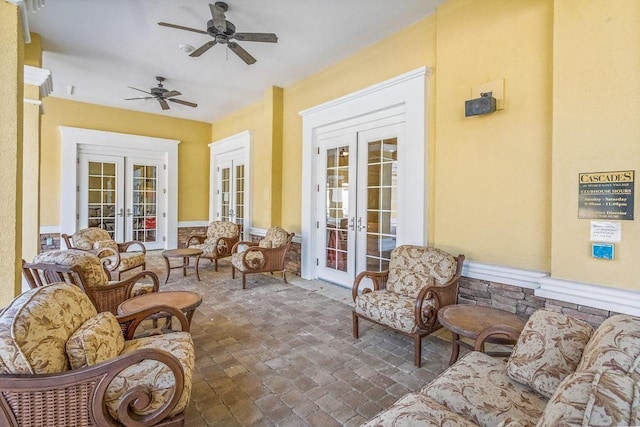 501 Olympic Cir, Saint Augustine, FL 32092 - sunroom with french doors