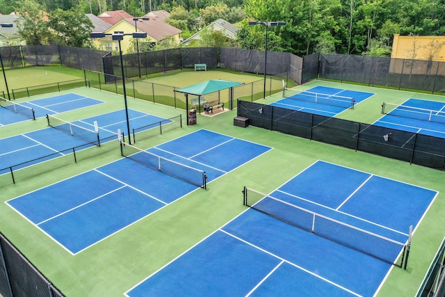 501 Olympic Cir, Saint Augustine, FL 32092 - view of tennis court with community basketball court