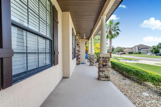 view of patio / terrace featuring a porch