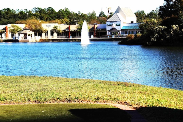 view of water feature