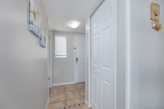 850 A1A Beach Blvd Unit 42, Saint Augustine Beach, FL 32080 - corridor with light tile patterned floors and baseboards
