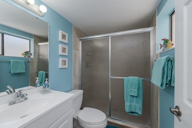 850 A1A Beach Blvd Unit 42, Saint Augustine Beach, FL 32080 - full bath featuring vanity, toilet, and a stall shower