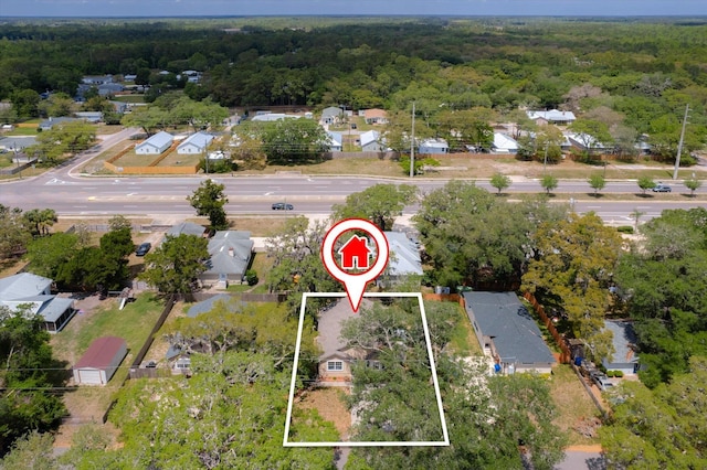 3372 9th St, Elkton, FL 32033 - aerial view featuring a forest view and a residential view
