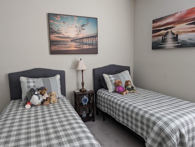 bedroom featuring carpet floors