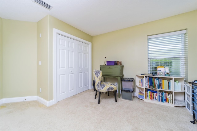 playroom with light carpet