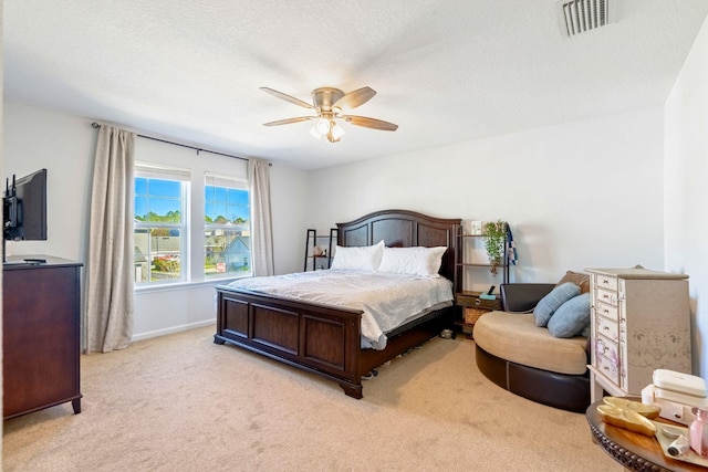 269 Clarys Run, Saint Augustine, FL 32092 - bedroom with light colored carpet and a ceiling fan