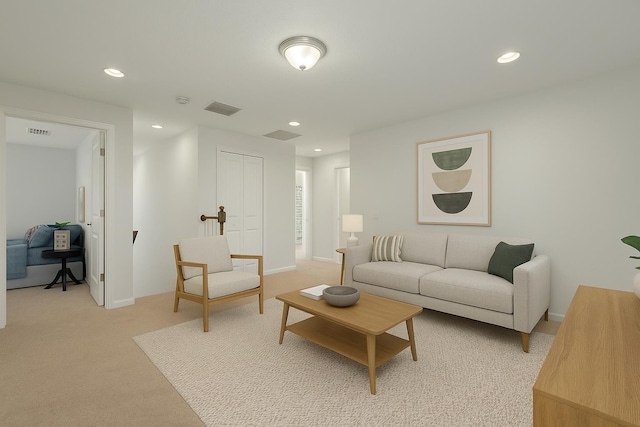 269 Clarys Run, Saint Augustine, FL 32092 - living room with light colored carpet and recessed lighting