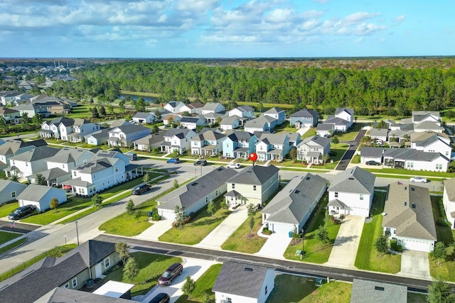 269 Clarys Run, Saint Augustine, FL 32092 - aerial view of residential area featuring a forest