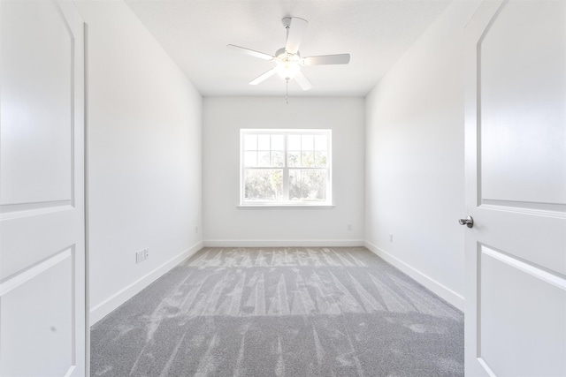 272 Grand Ravine Dr, Saint Augustine, FL 32086 - unfurnished room with a ceiling fan, carpet flooring, and baseboards