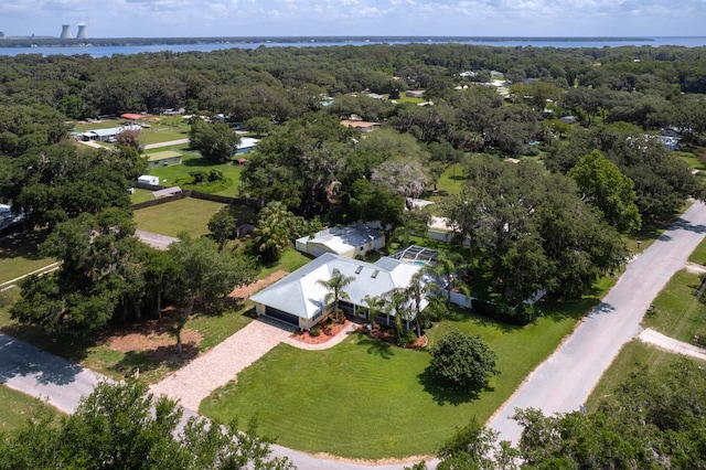 102 Saint Johns Blvd, East Palatka, FL 32131 - aerial view of a nearby body of water and a heavily wooded area