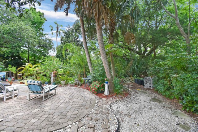 1711 Old Beach Rd, Saint Augustine, FL 32080 - view of patio featuring view of scattered trees