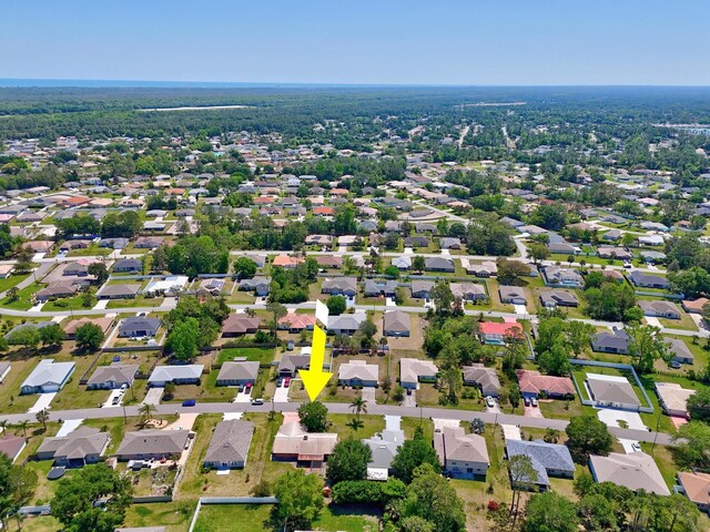 drone / aerial view featuring a residential view