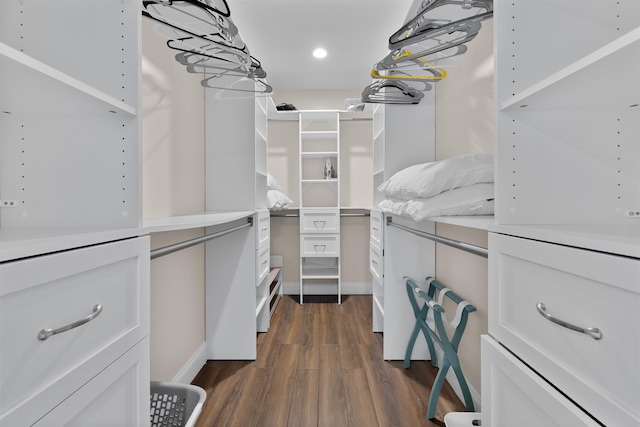 110 Arredondo Ave, Saint Augustine, FL 32080 - spacious closet with dark wood finished floors