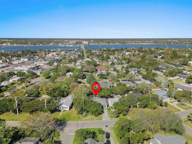 110 Arredondo Ave, Saint Augustine, FL 32080 - birds eye view of property with a residential view and a water view