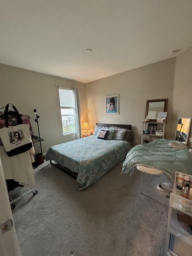 bedroom featuring carpet floors