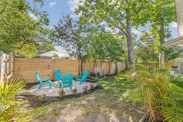 167 Deltona Blvd, Saint Augustine, FL 32086 - fenced backyard with a patio area